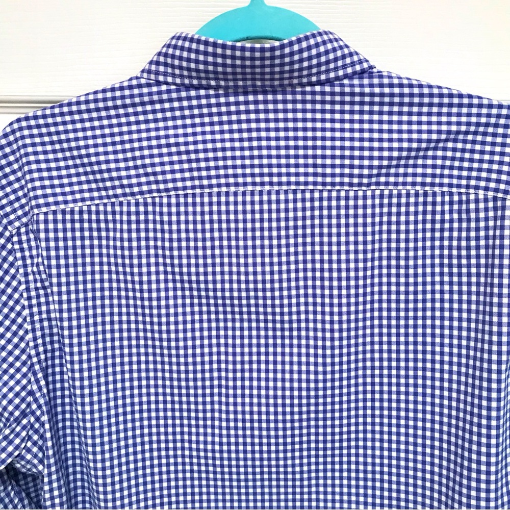 UNTUCKit Blue Check Long Sleeve Button Down - Picture 13 of 14